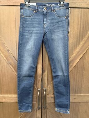 H&M Women's Feather Soft Dark‎ Blue Stretch Jeggings (31/30)